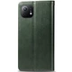 Шкіряний чохол книжка GETMAN Gallant (PU) для Xiaomi Mi 11 Зелений - зображення 4