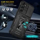 Ударостійкий чохол Camshield Army Ring для Samsung Galaxy S21 Чорний / Black - изображение 2