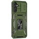 Ударостійкий чохол Camshield Army Ring для Samsung Galaxy S24 Оливковий / Army Green - зображення 4