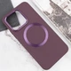 TPU чохол Bonbon Metal Style with MagSafe для Xiaomi 14 Pro Бордовий / Plum - изображение 4