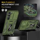 Ударостійкий чохол Camshield Army Ring для Samsung Galaxy S21 Оливковий / Army Green - изображение 3