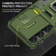 Противоударный ударопрочный чехол Camshield Army Ring для Samsung Galaxy S21 Оливковый / Army Green - изображение 2