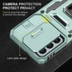 Ударостійкий чохол Camshield Army Ring для Samsung Galaxy A24 4G Зелений / Light Green - изображение 2
