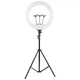 Кільцева світлодіодна LED лампа Arc Ring Remote control 18" + tripod 2.1m Black - изображение 2