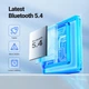 Адаптер Bluetooth 5.4 автомобильный UGREEN CM723 AUX ресивер (приемник) с микрофоном Black (35002) - изображение 2