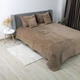 Покрывало ТЕП Velour Ромб круглый Капучино Полуторное 150х210 см Двустороннее Полиэстер (2000008658171/4-00515_22383) - изображение 5