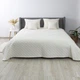 Покрывало ТЕП Velour Ромб круглый 150x210 см Молочное (4-00515_22466) - изображение 1
