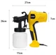 Краскопульт пульверизатор бытовой электрический для дома Electric Paint Sprayer - изображение 3
