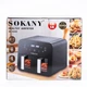 Аерогриль фритюрниця SOKANY SK-10005 на 10 л мультипіч з таймером сенсорна, Чорний - изображение 12