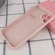 Чехол Silicone Case Full Camera Protective (AA) NO LOGO для Apple iPhone 12 Pro Max (6.7") Розовый / Pink Sand Без бренда - изображение 2