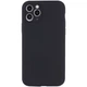 Чехол Silicone Case Full Camera Protective (AA) NO LOGO для Apple iPhone 12 Pro Max (6.7") Черный / Black Без бренда - изображение 1