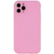 Чохол Silicone Case Full Camera Protective (AA) NO LOGO Apple iPhone 12 Pro Max (6.7") Рожевий / Light pink Без бренду - зображення 1