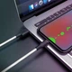 Дата кабель Hoco X21 Plus Silicone Lightning Cable (1m) black_white - изображение 4