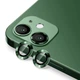 Защитное стекло Epik Metal Classic на камеру (в упак.) для Apple iPhone 12 / 12 mini / 11 Салатовый / Green - изображение 2