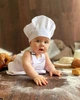 Фартук детский + Колпак Latte Baby 1-3 лет Vsetex Белый - изображение 1