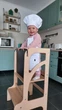 Фартук детский + Колпак Latte Baby 1-3 лет Vsetex Белый - изображение 9