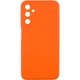 Силіконовий чохол Candy Full Camera для Samsung Galaxy A24 4G Помаранчевий / Orange - изображение 1