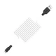 Дата кабель Hoco X21 Plus Silicone Lightning Cable (1m) black_white - изображение 3