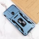 Чохол зі шторкою для камери Camshield Army Ring для Xiaomi Redmi 9C та Xiaomi Redmi 10A, ударостійкий кейс з кільцем-тримачем та функцією підставки Light Blue - изображение 6