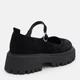 Женские туфли замшевые Мэри Джейн PARADIZE SHOES T-501 39 Черные (ROZ6501009761) - изображение 5