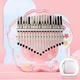 Калимба Hluru Huashu KHPF17 Transparent Pink Sakura Acrylic (17 язычков, акрил) - изображение 1