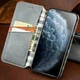 Шкіряний чохол книжка GATMEN PREMIUM Cubic (PU) для Xiaomi Redmi Note 9 / Redmi 10X Black - зображення 3