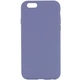 Чохол Silicone Case Full Protective (AA) для Apple iPhone 6/6s (4.7") Сірий / Lavender Gray - изображение 1