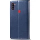 Противоударный кожаный Чехол-книжка GETMAN Gallant для Samsung Galaxy A11 /Blue - изображение 2