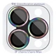 Захисне скло Metal Classic на камеру (у упак.) для Apple iPhone 15 Pro (6.1") / 15 Pro Max (6.7") Бузковий / Rainbow - 00000065702_4 - изображение 1