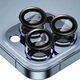 Защитное стекло Metal Classic на камеру (в упак.) для Apple iPhone 15 Pro (6.1") / 15 Pro Max (6.7") Черный/Midnight - изображение 3