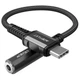 Аудио кабель Aux Acefast C1-07 (Type-C to AUX 3.5mm) (1м) Черный - изображение 4