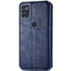 Шкіряний чохол-книжка GETMAN Cubic (PU) для ZTE Blade A7s (2020) Синий - изображение 4