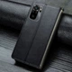 Кожаный чехол книжка GETMAN Gallant (PU) для Xiaomi Redmi Note 10 / Note 10s Черный - изображение 5