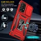 Ударостійкий чохол Camshield Army Ring для Samsung Galaxy A33 5G Червоний / Red - изображение 2
