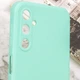 Противоударный Силиконовый Чехол Candy Full Camera для Samsung Galaxy A24 4G Зеленый / Menthol - изображение 5