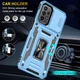 Ударостійкий чохол Camshield Army Ring для Samsung Galaxy A13 4G / A04s Блакитний / Light Blue - изображение 2