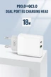 Сетевое зарядное устройство XO PD L64 20W/1 USB 1 USB-C + кабель Lightning White (XO-L64i-WH) - изображение 5