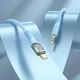 Кабель конвертер 3.5мм - Type-C HOCO UPA25 Digital audio conversion cable голубой - изображение 3