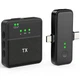 Беспроводной петличный микрофон 2 в 1 Type-C/Lightning Savetek P37, универсальная петличка для iPhone, iPad и Android - изображение 1