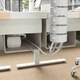 Комп'ютерний стіл з регулюванням висоти IKEA MITTZON 140x80 см березовий шпон/білий (195.286.19) - зображення 12