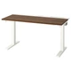 Комп'ютерний стіл з регулюванням висоти IKEA MITTZON 120x60 см горіх/білий (395.274.16) - зображення 2