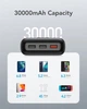 Павербанк Veger L30 30000mAh з дісплеєм вихід PD20W вхід PD18W/QC18W чорний - зображення 3