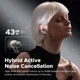 Навушники SoundPeats Capsule3 Pro HS бездротові Bluetooth TWS transparent white LDAC - зображення 6