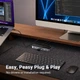 Комутатор USB 3.2 UGREEN CM691 Sharing Switch 2in 4out HUB 10Gbps з додатковим живленням та пультом (25164) - зображення 5