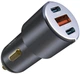 Автомобильное зарядное устройство XO CC45 1 USB QC 3.0 + 2 Type-C PD (60W) Black (XO-CC45-BK) - изображение 4