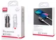 Автомобильное зарядное устройство XO CC48 2.4A/2 USB + microUSB Grey (XO-CC48m-GR) - изображение 3