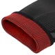 Бандаж эластичный удлинённый на голень и колено Sibote Fit 7218 Black-Grey-Red - изображение 7
