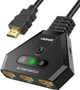 Розгалужівач HDMI Splitter, 4K Automatic/Manual 3 in 1 Out, підтримує 4K/3D/HDR/UHD/1080P, Xbox, PS5/4/3, Blu-Ray Firestick, HDTV і Apple TV - зображення 1