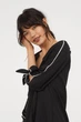 Плаття із зав'язками чорне H&M S - зображення 2