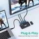 Автоматический HDMI Splitter KOOFIT 3 в 1 с дистанционным управлением 4K@60Hz, 3 порта поддерживает 4K 3D UHD HDR для PS5 PS4 PS3 Xbox Blu-ray Fire Stick Apple TV - изображение 6